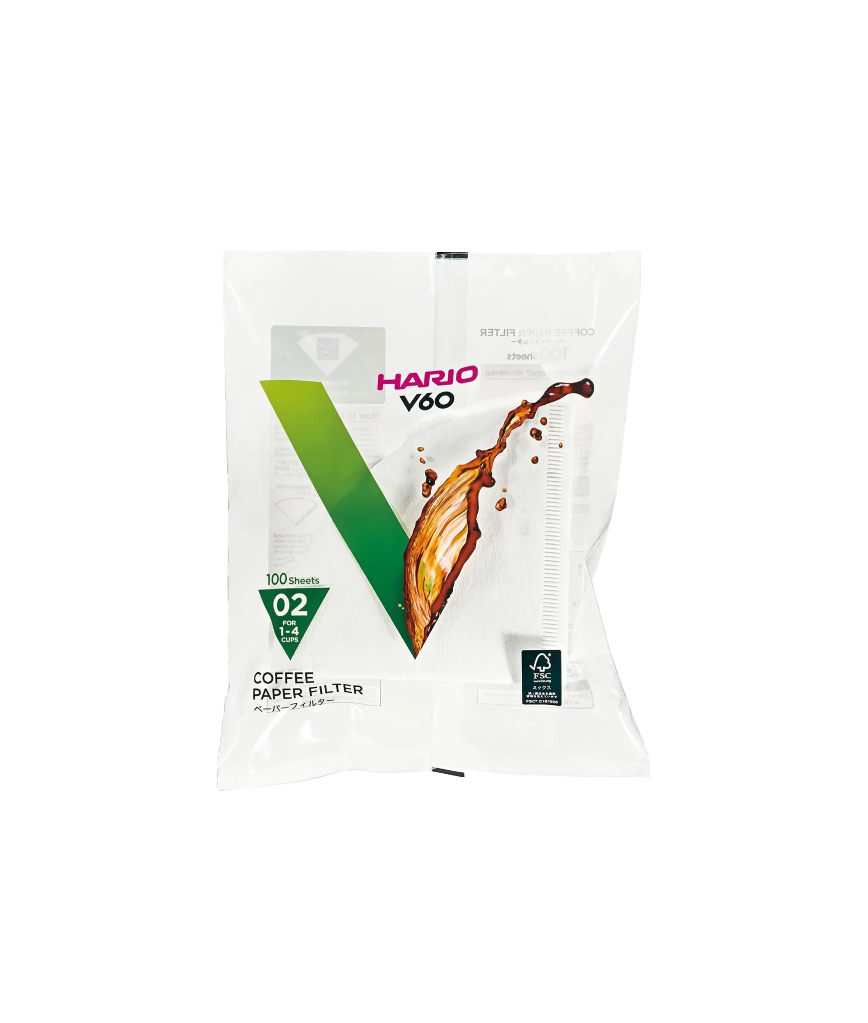 Hario – Filtry papierowe V60-02 100szt.