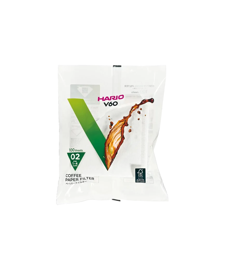 Hario - Filtry papierowe V60-02 100szt.