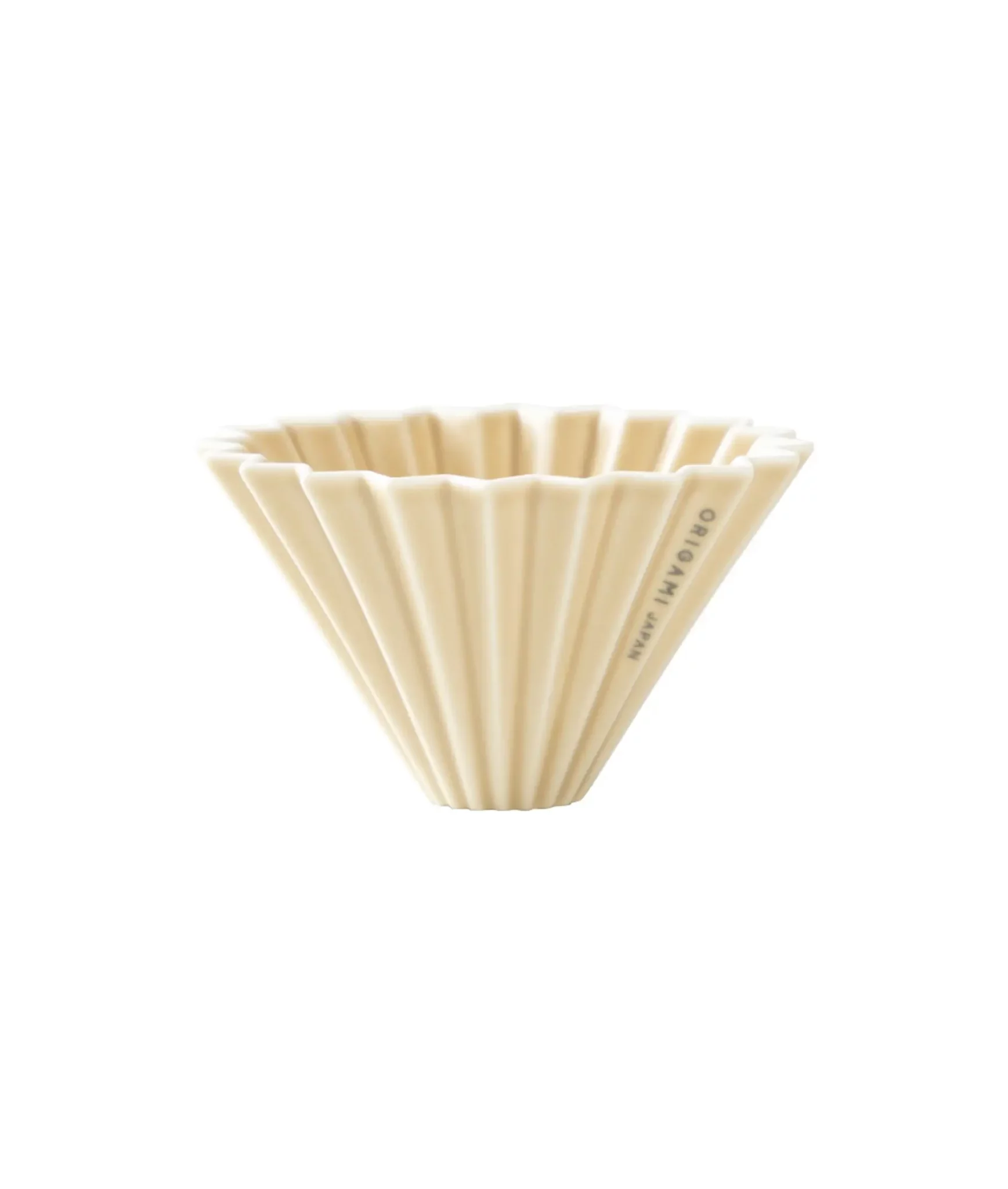 ORIGAMI – Dripper ceramiczny S Beżowy matowy
