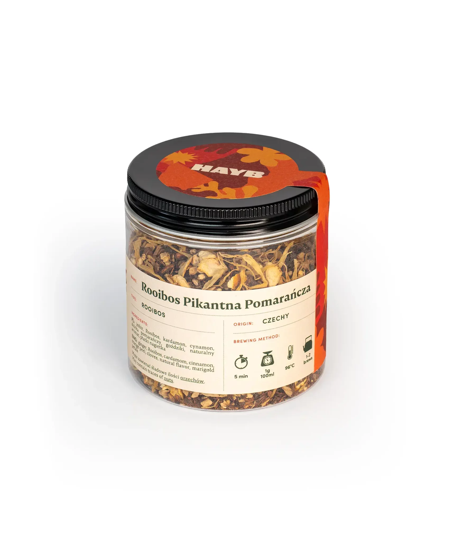 Herbata Rooibos Pikantna Pomarańcza